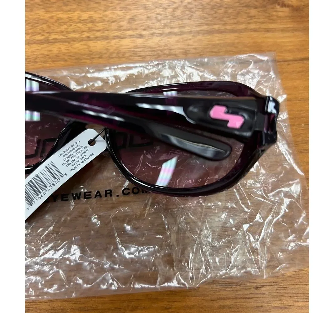 Sundog‎ Womens' Black Prelude Sunglasses NWT